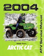 2004 650 Twin Arctic Cat ATV Service Manual