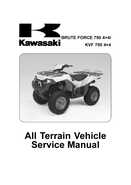 2005 Kawasaki Brute Force 750 4x4i, KVF 750 4x4 ATV Service Manual