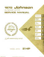 1972 Johnson 2HP Outboard Motor Service Manual