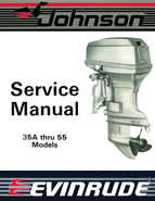 1987 Johnson/Evinrude CU Outboards 35A thru 55 Service Repair Manual P/N: 507616