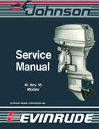 1988 Johnson/Evinrude "CC" 40 thru 55 Models Service Repair Manual P/N 507661