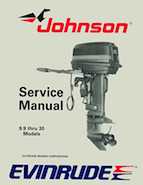 1989 Johnson Evinrude "CE" 9.9 thru 30 Service Repair Manual, P/N 507754