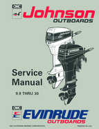 1993 Johnson Evinrude "ET" 9.9 thru 30 Service Manual, P/N 508282