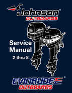 1996 Johnson/Evinrude Outboards 2 thru 8 Service Manual