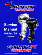 1998 Johnson Evinrude "EC" 9.9 thru 30 HP 2-Cylinder Outboards Service Repair Manual P/N 520204