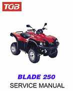 TGB - Blade 250 ATV Quad Service Repair Manual