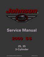 2000 Johnson/Evinrude SS 25, 35 3-Cylinder outboards Service Repair Manual P/N 787068