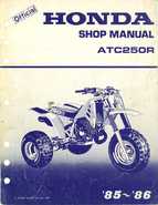 1985-1986 Honda ATC250R Shop Manual