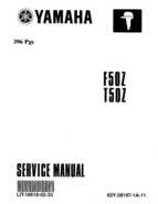 2001-2002 Yamaha 50HP F50Z/T50Z Ouboard 4-stroke engines service manual