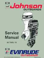 1993 Johnson Evinrude "ET" 60 thru 70 Service Repair Manual, P/N 508284