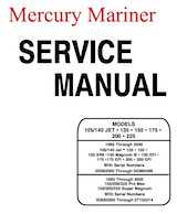 1992-2000 Mercury Mariner 105-225HP outboards Factory Service Manual