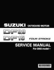 2003+ Suzuki DF9.9/DF15 four stroke outboard motors service manual