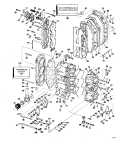 1978 70 - 70873C Cylinder and Crankcase parts diagram
