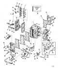 1981 15 - E15ECIS Cylinder & Crankcase parts diagram