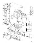 1981 70 - E70ELCIH Gearcase15 Transom parts diagram