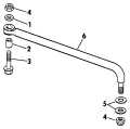 1991 90 - TE90TLEIE Steering Link Kit (W/O Power Trim & Tilt) parts diagram
