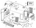 1993 250 - E250CXETF Engine Cover Evinrude parts diagram