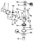 1993 4 - E4RDHETB Crankshaft & Piston parts diagram