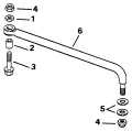 1993 70 - E70ELETS Steering Link Kit (W/O Power Trim & Tilt) parts diagram