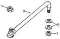 1993 70 - VE70TLETS Steering Link Kit (W/Power Trim & Tilt) parts diagram