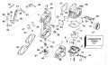 1994 200 - E200CXERS Carb. and Linkage 185, 200 Suffix C, M, R, S Models parts diagram