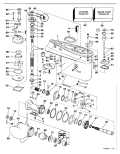 1994 55 - E55RWLERE Gearcase parts diagram