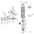 1998 175 - E175SLECD Crankshaft & Pistons parts diagram