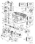 1998 150 - SE150WTPXY Gearcase parts diagram
