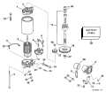 1998 175 - E175SLECD Electric Starter & Solenoid parts diagram