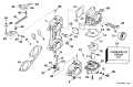 1998 225 - BE225CXECS Carburetor & Linkage 200 parts diagram