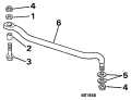 1998 40 - E40TTLECR Steering Link Kit parts diagram