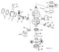 1998 40 - E40TTLECR Crankshaft & Piston parts diagram