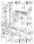 2002 135 - E135FPLSNF Ficht Fuel Injection, 20 in. shaft, Blue Gearcase Fcx, Models parts diagram