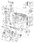 2004 175 - E175FSLSRB Gearcase PL - Sl Models parts diagram