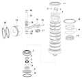 2008 175 - E175DPXSCF Crankshaft & Pistons parts diagram