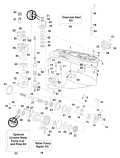 2008 150 - E150DBXSCR Gearcase parts diagram