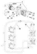 2012 225 - E225DPZINS Fuel Injector & Rails parts diagram