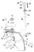 2012 55 - E55MJRLINB Oil Tank & Pump parts diagram