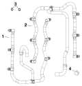 AB Models 150 - E150DCXABA Fuel Rails parts diagram
