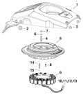 AB Models 130 - E130DPLABA Flywheel & Stator parts diagram