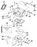 1987 25 - J25RLCUR Carburetor parts diagram