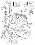 1990 120 - J120TXESB Gearcase 140CX Counter Rotation parts diagram