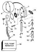 1990 30 - J30ELESS Fuel Pump Late Production parts diagram