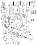 1990 300 - J300PXESB Gearcase Counter Rotation parts diagram