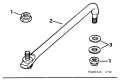 1995 115 - J115TXAOR Steering Link Kit (with Power Trim & Tilt) parts diagram