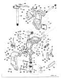 1995 175 - J175NXEOM Midsection parts diagram
