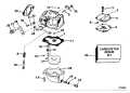 1995 40 - J40REOD Carburetor all 50 Models parts diagram
