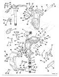 1995 70 - J70ELEOR Midsection Power Trim & Tilt parts diagram