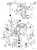 1997 150 - J150ILEUC Midsection parts diagram