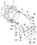 2003 90 - J90PL4STS Throttle Body parts diagram
